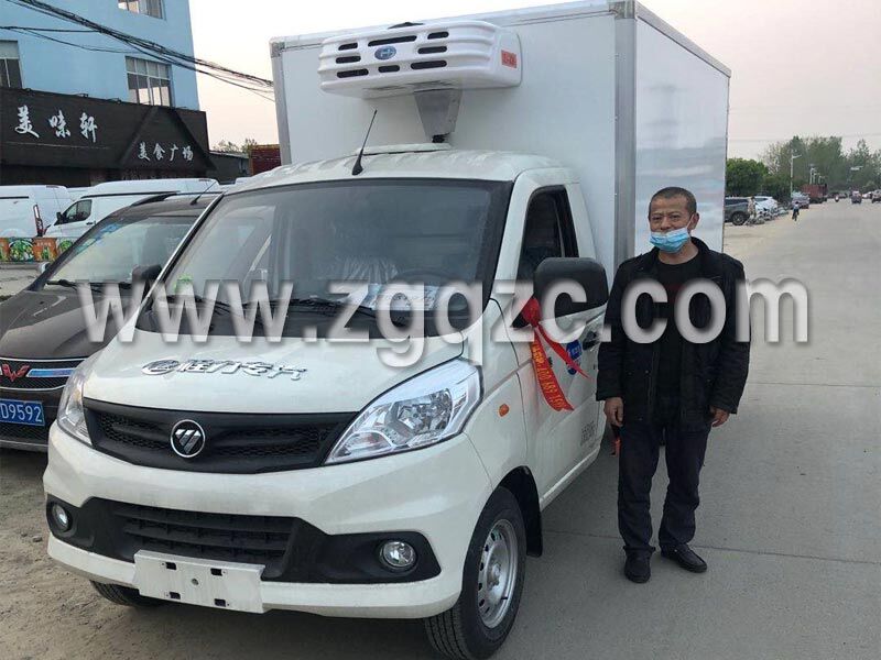 湖北程力集團的田師傅，準備將車開往客戶所在地